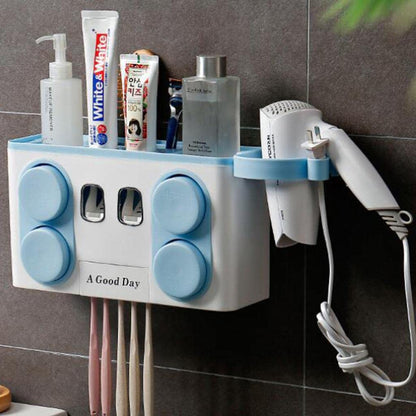 Wall-Mounted Bathroom Organizer