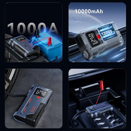 Portable Car Jump Starter with Digital Display ©