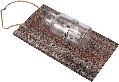 قطعة ديكور مثبتة على الحائط مع جرة