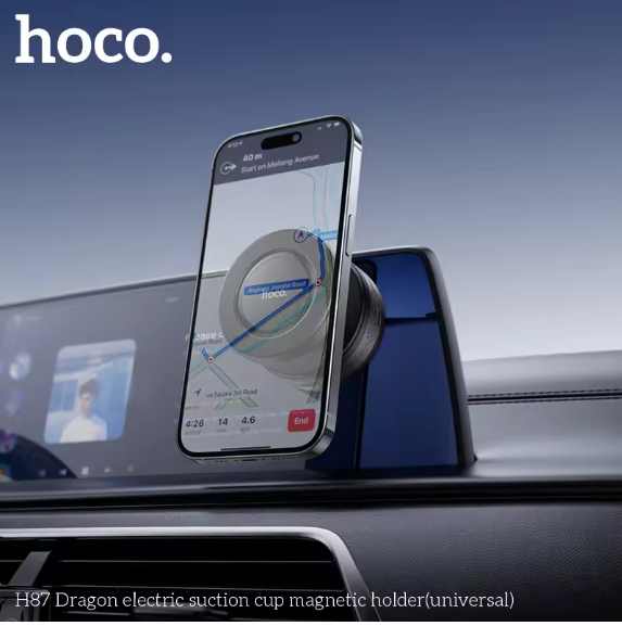 Hoco - Dragon Electric Suction-Cup Magnetic Holder (Universal)