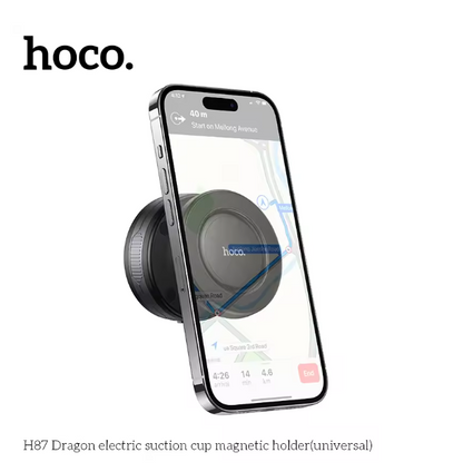 Hoco - Dragon Electric Suction-Cup Magnetic Holder (Universal)