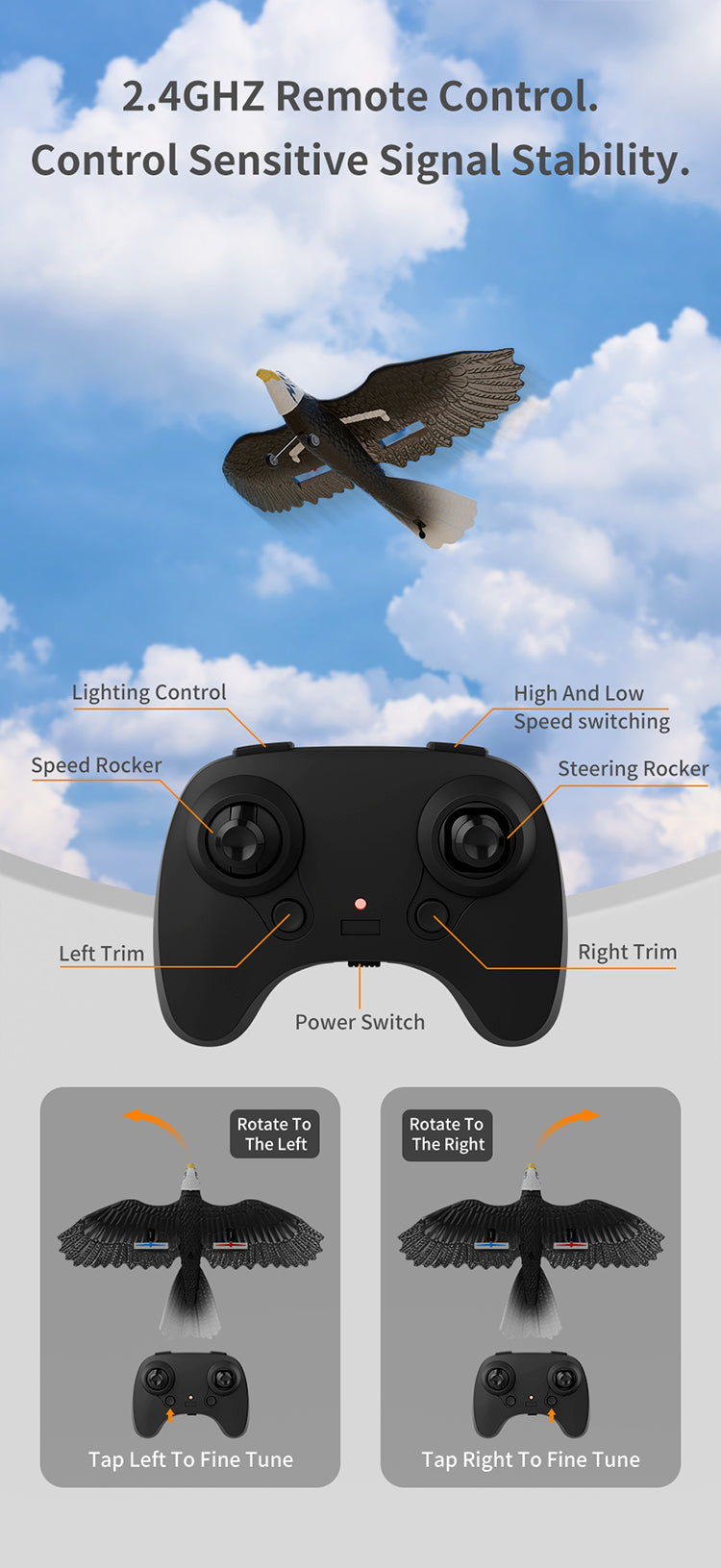 نسر RC للأطفال